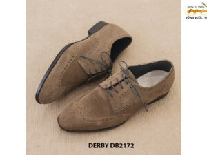 Giày tây nam da lộn brogues Wingtips Derby DB2172 003