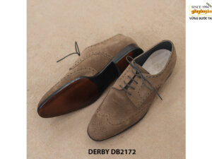 Giày tây nam da lộn brogues Wingtips Derby DB2172 002