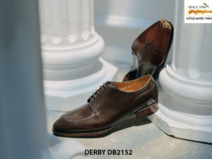 Giày tây da nam buộc dây đẹp Derby DB2152 002