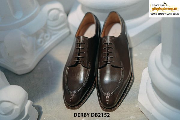 Giày tây da nam buộc dây đẹp Derby DB2152 001