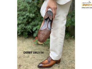 Giày da nam sang trọng kết hợp quần âu Derby DB2156 003