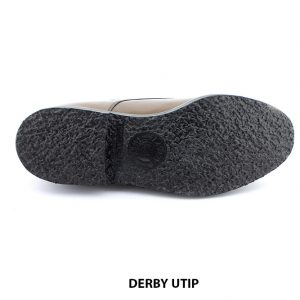 [Outlet size 41] Giày da nam đế cao su tự nhiên Derby UTIP 006