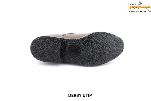 [Outlet size 41] Giày da nam đế cao su tự nhiên Derby UTIP 006
