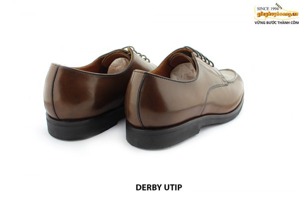 [Outlet size 41] Giày da nam đế cao su tự nhiên Derby UTIP 005