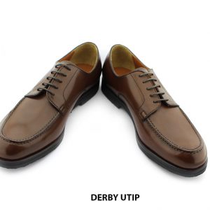 [Outlet size 41] Giày da nam đế cao su tự nhiên Derby UTIP 004