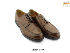 [Outlet size 41] Giày da nam đế cao su tự nhiên Derby UTIP 003