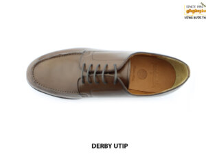[Outlet size 41] Giày da nam đế cao su tự nhiên Derby UTIP 002