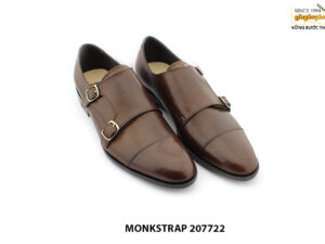 [Outlet size 41] Giày da nam không buộc dây Monkstrap 207722 003