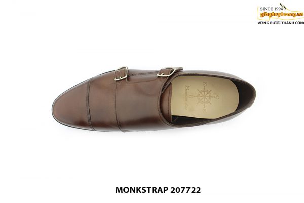 [Outlet size 41] Giày da nam không buộc dây Monkstrap 207722 002