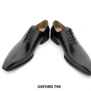[Outlet size 42] Giày da bò trơn không họa tiết Oxford 794 004