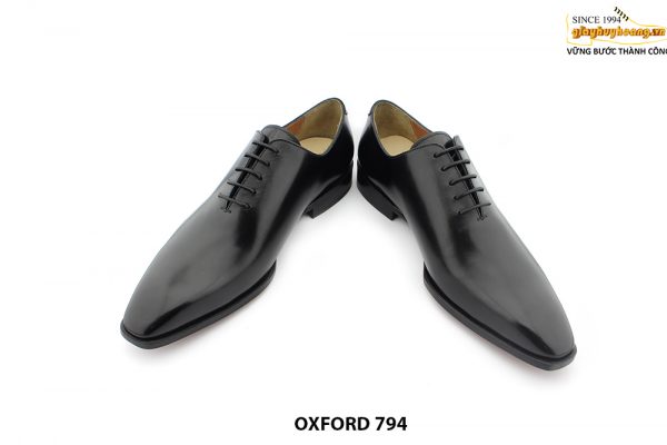[Outlet size 42] Giày da bò trơn không họa tiết Oxford 794 004