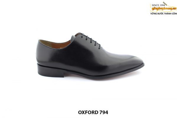[Outlet size 42] Giày da bò trơn không họa tiết Oxford 794 001
