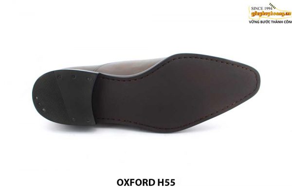 [Outlet size 38.43] Giày da nam màu vàng bò Oxford HH55 006