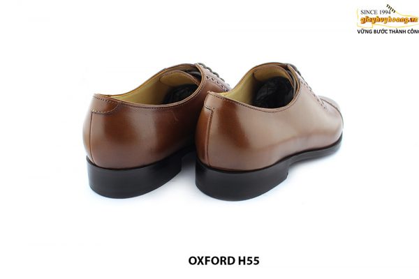 [Outlet size 38.43] Giày da nam màu vàng bò Oxford HH55 005