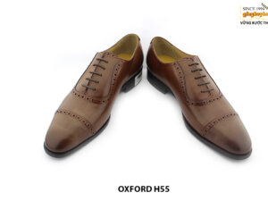 [Outlet size 38.43] Giày da nam màu vàng bò Oxford HH55 004