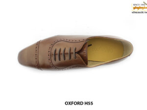 [Outlet size 38.43] Giày da nam màu vàng bò Oxford HH55 002