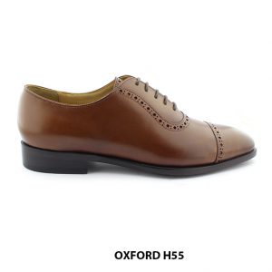 [Outlet size 38.43] Giày da nam màu vàng bò Oxford HH55 001