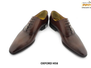[Outlet] Giày da nam màu nâu đẹp thời trang Oxford HH58 004