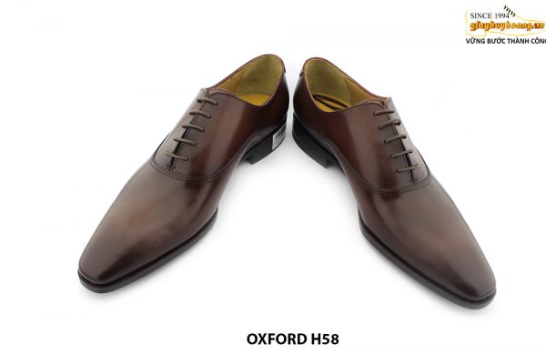 [Outlet] Giày da nam màu nâu đẹp thời trang Oxford HH58 004
