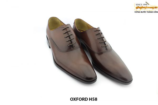 [Outlet] Giày da nam màu nâu đẹp thời trang Oxford HH58 003