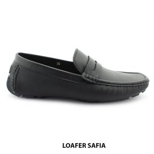 [Outlet size 39] Giày lười nam lái xe vân saffiano loafer safia 001