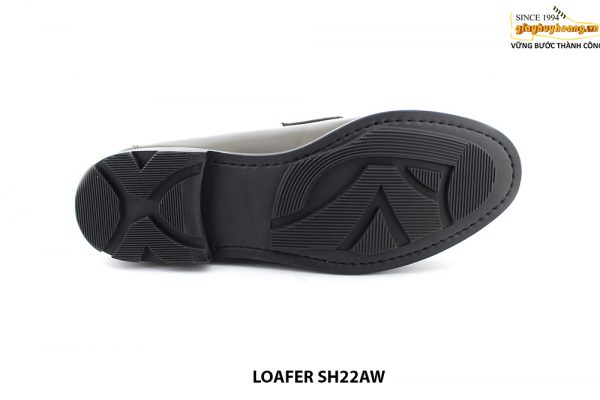 [Outlet size 42] Giày lười da nam màu nâu loafer SH22AW 006