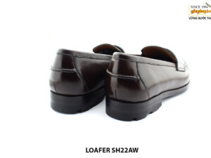 [Outlet size 42] Giày lười da nam màu nâu loafer SH22AW 005