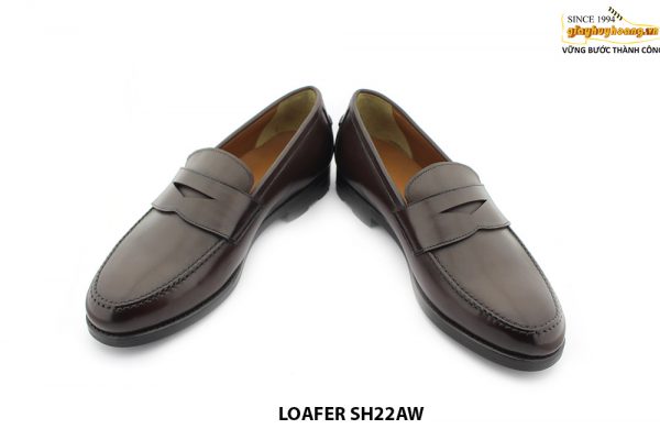 [Outlet size 42] Giày lười da nam màu nâu loafer SH22AW 004