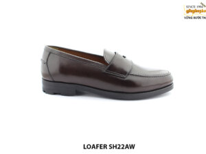 [Outlet size 42] Giày lười da nam màu nâu loafer SH22AW 001