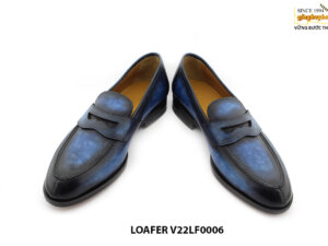 [Outlet size 43] Giày lười nam nhuộm màu thủ công Loafer V22LF0006 004