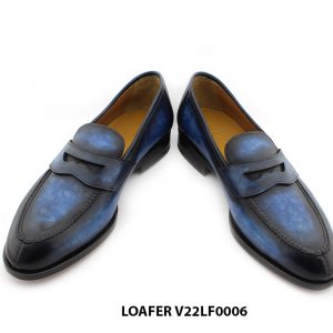 [Outlet size 43] Giày lười nam nhuộm màu thủ công Loafer V22LF0006 004