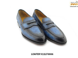 [Outlet size 43] Giày lười nam nhuộm màu thủ công Loafer V22LF0006 003