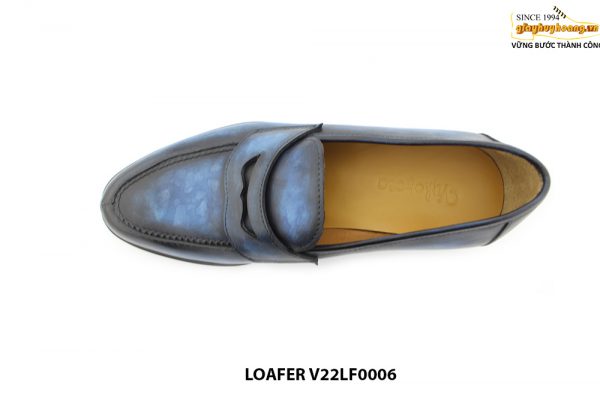 [Outlet size 43] Giày lười nam nhuộm màu thủ công Loafer V22LF0006 002