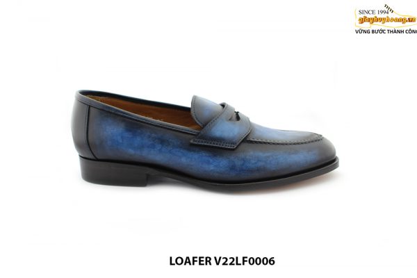 [Outlet size 43] Giày lười nam nhuộm màu thủ công Loafer V22LF0006 001