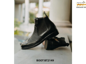 Giày da nam công sở đế da bò Chelsea Boot BT2149 006