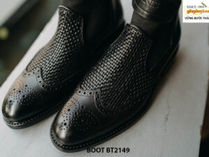 Giày da nam công sở đế da bò Chelsea Boot BT2149 004