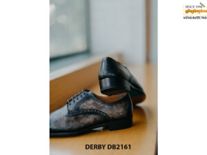 Giày tây nam da bò thảo mộc cao cấp Derby DB2161 005