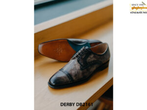 Giày tây nam da bò thảo mộc cao cấp Derby DB2161 004