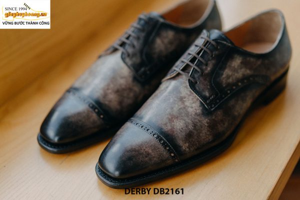Giày tây nam da bò thảo mộc cao cấp Derby DB2161 001