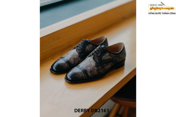 Giày tây nam da bò thảo mộc cao cấp Derby DB2161 003