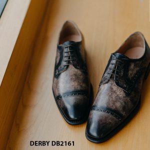 Giày tây nam da bò thảo mộc cao cấp Derby DB2161 002