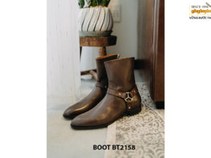 Giày cổ cao nam phong cách cực ngầu Zip Boot BT2158 001