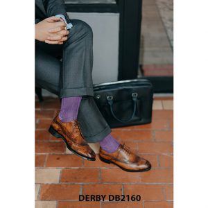 Giày tây nam nhuộm màu thủ công Derby DB2160 004