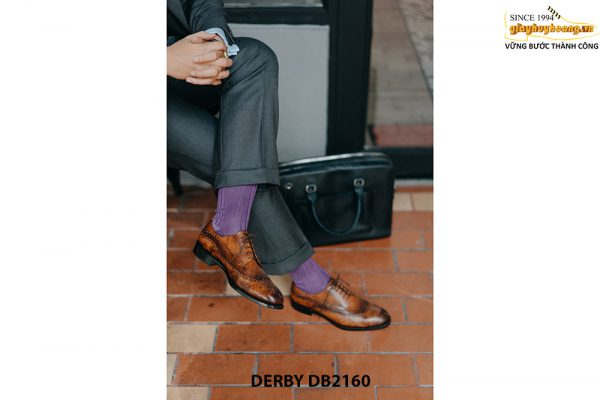 Giày tây nam nhuộm màu thủ công Derby DB2160 004