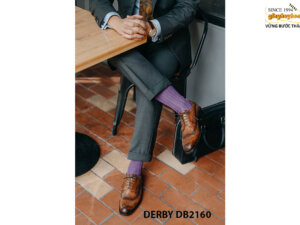 Giày tây nam nhuộm màu thủ công Derby DB2160 003