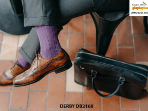 Giày tây nam nhuộm màu thủ công Derby DB2160 001