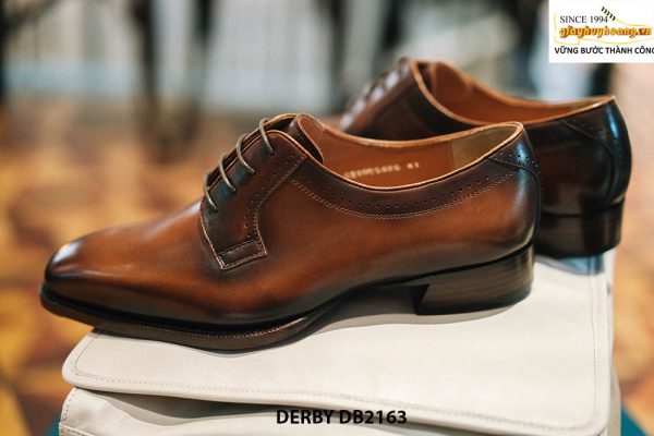 Giày da nam hàng hiệu đẹp sang trọng Derby DB2163 005