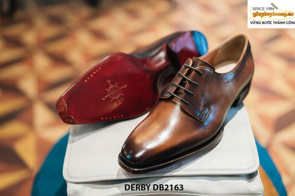 Giày da nam hàng hiệu đẹp sang trọng Derby DB2163 004