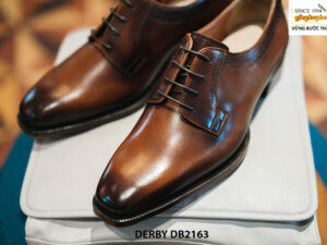 Giày da nam hàng hiệu đẹp sang trọng Derby DB2163 003
