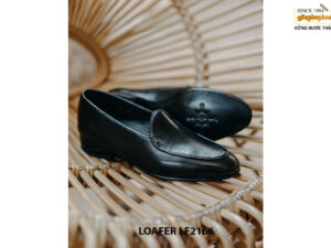 Giày lười nam da màu đen Penny Loafer LF2166 003